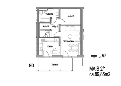 4-Zimmer-Wohnung mieten in Voitsberg – 89,9 m², € 977 – Bild 7 von 8