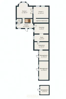 6-Zimmer-Haus kaufen in Baden – 140 m², € 399.000 – Bild 34 von 36