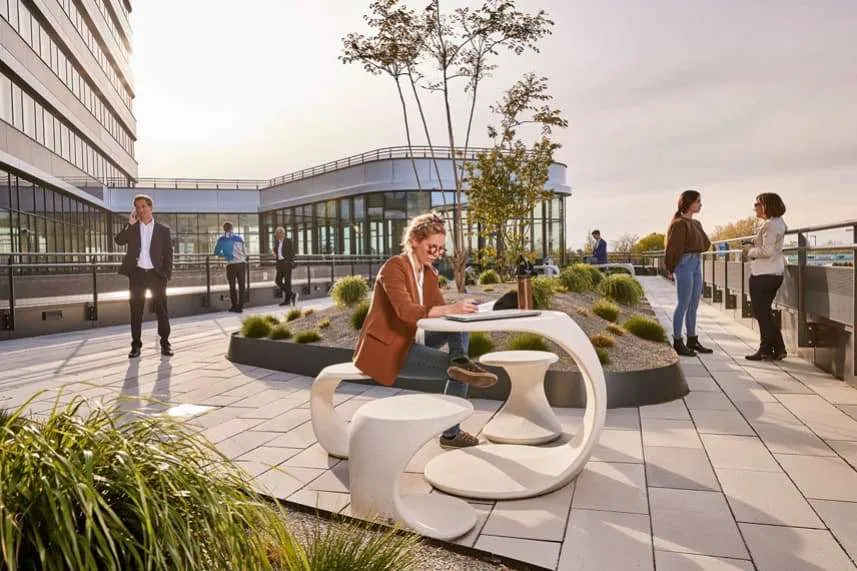 Moderne top ausgestattete Büroflächen im Office Park 4 Vienna AirportCity zu mieten - Ansicht 3