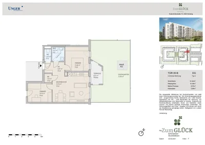 3-Zimmer-Wohnung mieten in Bruck an der Leitha – 61,94 m², € 1.120 – Bild 7 von 7