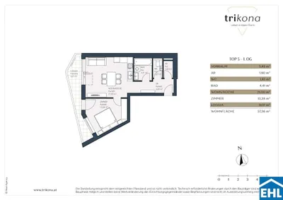 2-Zimmer-Wohnung kaufen in Wien – 48,29 m², € 319.000 – Bild 7 von 7