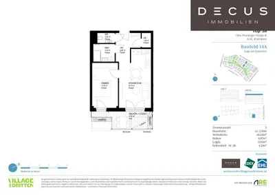 2-Zimmer-Wohnung kaufen in Wien – 48,52 m², € 410.000 – Bild 10 von 10