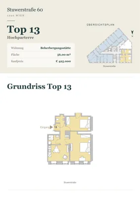 3-Zimmer-Wohnung kaufen in Wien – 56 m², € 425.000 – Bild 6 von 7