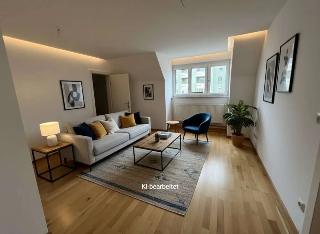 Moderne 2-Zimmer-Wohnung in Linz: Top Lage, Stellplatz & Wohnküche - Ansicht 2