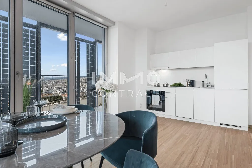 Urban & Aussicht: 39. Etage U1 Donauinsel - DC2 Tower: SKY RESIDENCES - Widok 2