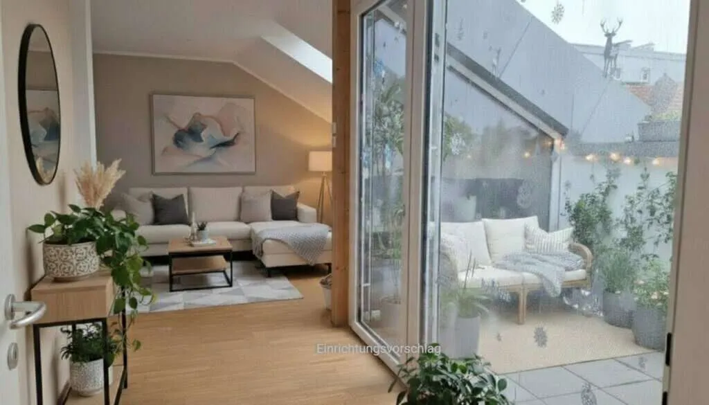 Urbanes Wohnen - 2 Zimmerwohnung mit TERRASSE und NEUER KÜCHE - Ansicht 3