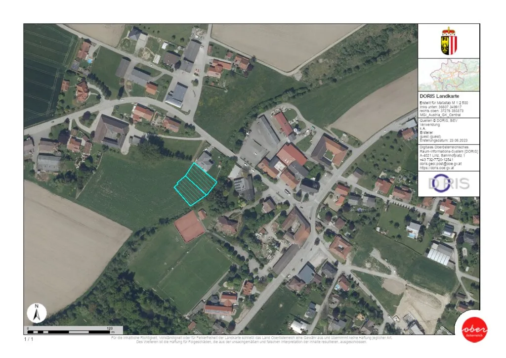 IDYLLISCH gelegener BAUGRUND nahe Ortszentrum - auch für BAUTRÄGER - Ansicht 2