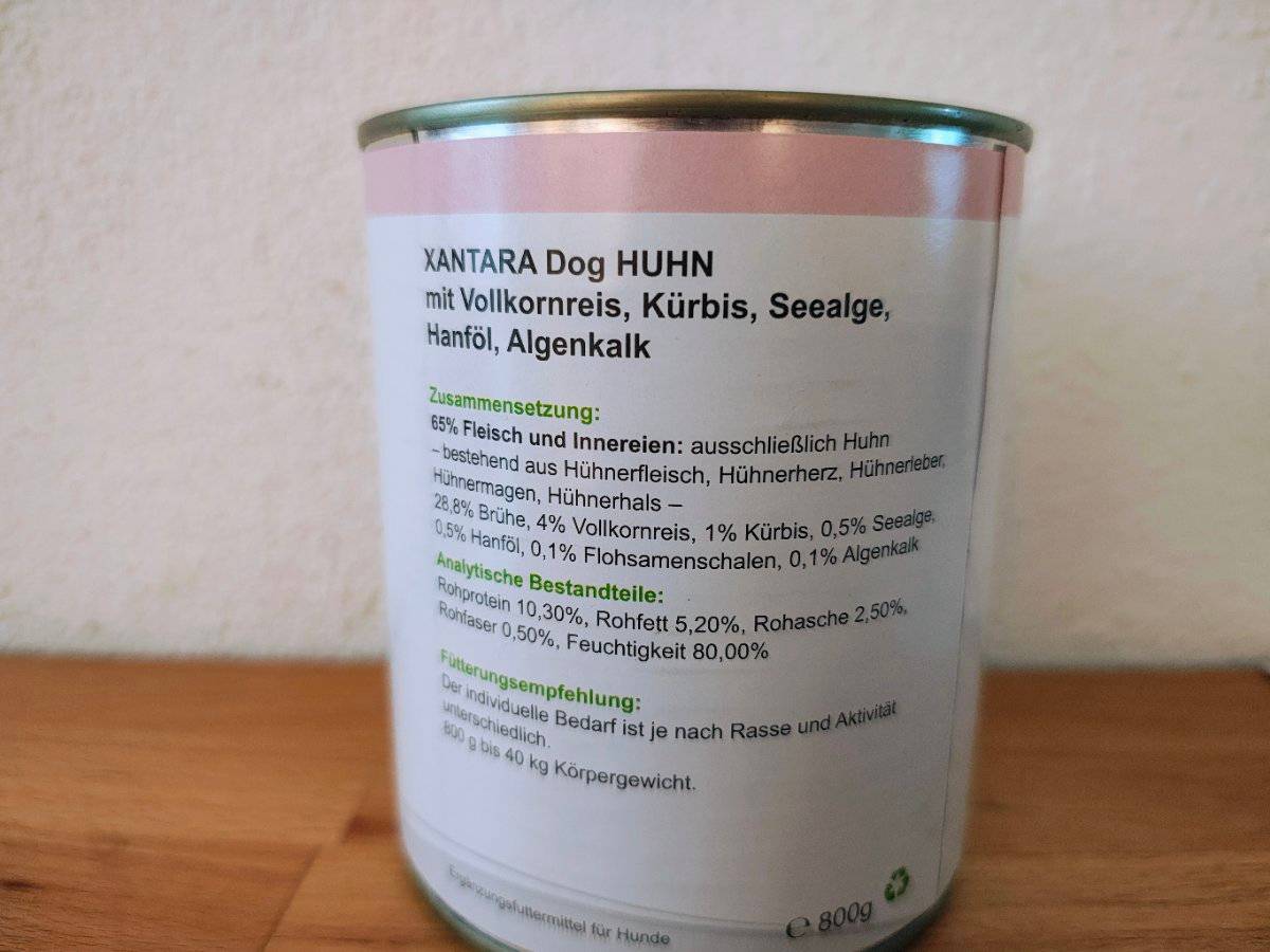 Xantara Dog Huhn 800g Hundefutter,  4,50 (6170 Zirl) - willhaben