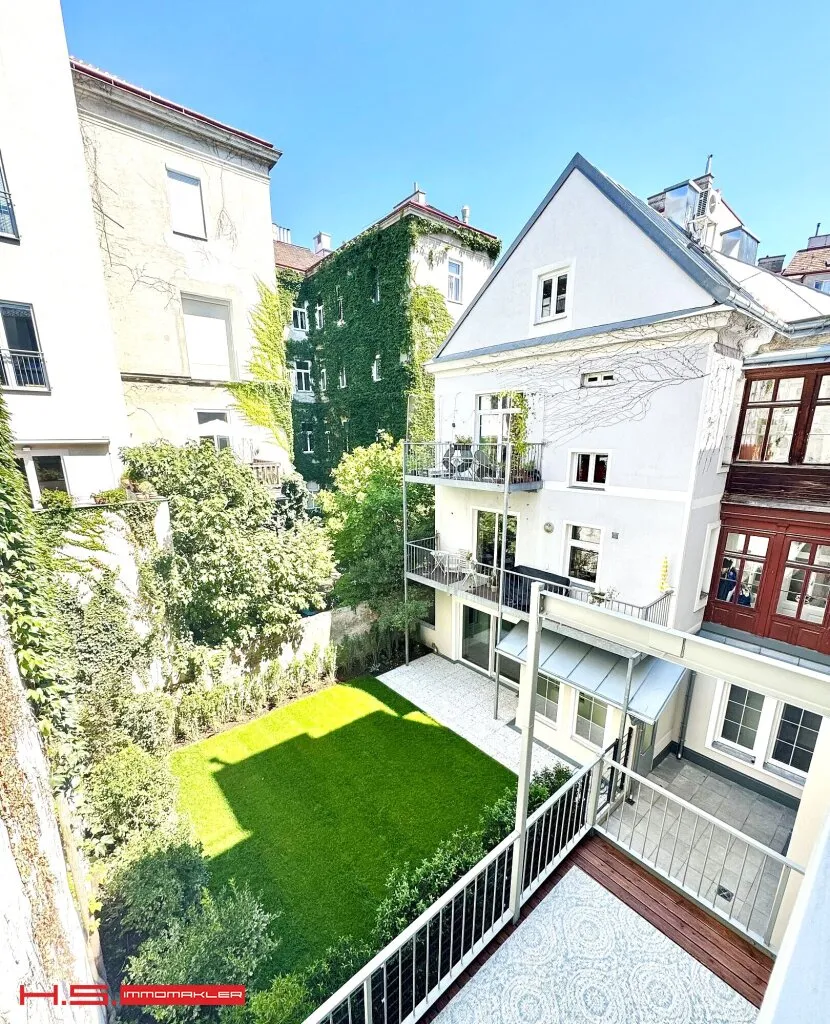 TOPLAGE 4. BEZ. - TERRASSENERSTBEZUG - GRÜNBLICK - 1.DG - 3 ZIMMER - GROSSES BAD - KLIMA - KERNSANIERTES STILHAUS - Ansicht 3