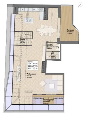 5-Zimmer-Wohnung kaufen in Wien – 192 m², € 1.499.000 – Bild 12 von 12