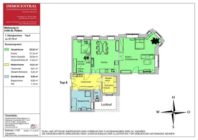 3-Zimmer-Wohnung mieten in Sankt Pölten – 87,23 m², € 899 – Bild 15 von 15