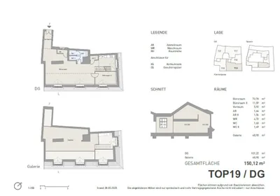 3-Zimmer-Gewerbeimmobilie mieten in Wien – 150 m², € 4.260