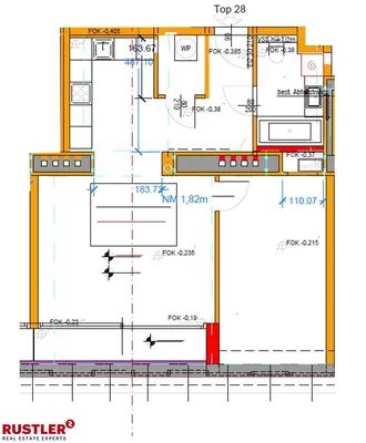 2-Zimmer-Wohnung kaufen in Wien – 55,9 m², € 359.000 – Bild 3 von 6