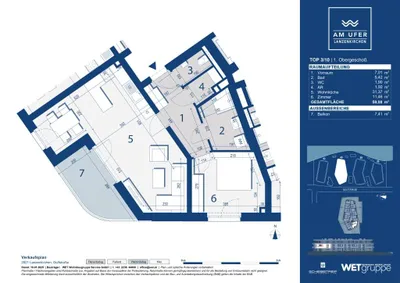 2-Zimmer-Wohnung kaufen in Wiener Neustadt Land – 57,86 m², € 258.400 – Bild 7 von 7
