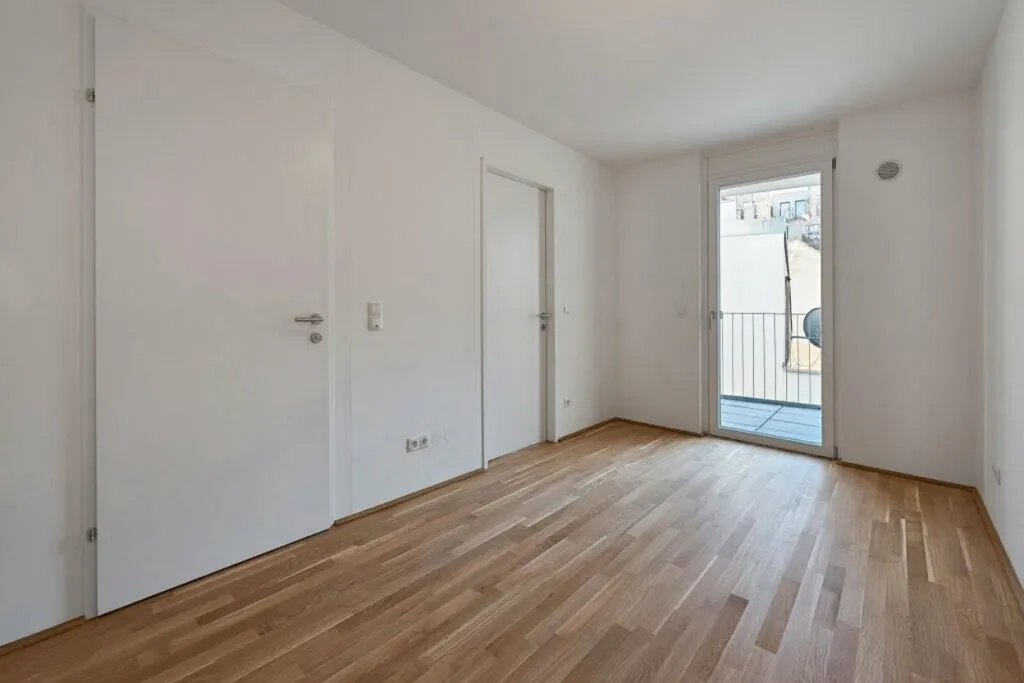 NEU >> moderne 2-Zimmer Vorsorge-Wohnung mit hofseitigem Südwest Balkon >> Nähe Alte Donau, Bahnhof Floridsdorf - Ansicht 3