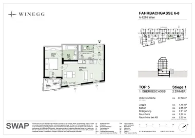 Immobilie kaufen in Wien – 47,55 m², € 271.000 – Bild 22 von 22