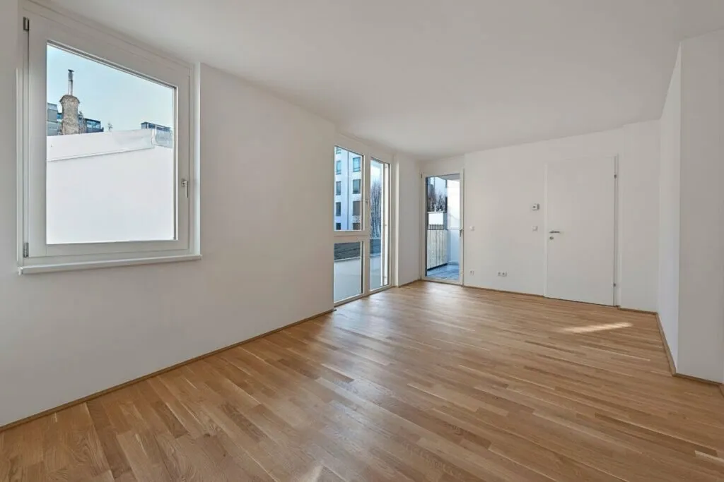 NEU >> moderne 2-Zimmer Vorsorge-Wohnung mit hofseitigem Südwest Balkon >> Nähe Alte Donau, Bahnhof Floridsdorf - Ansicht 2