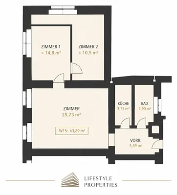 3-Zimmer-Wohnung kaufen in Wien – 63,89 m², € 449.000 – Bild 21 von 21