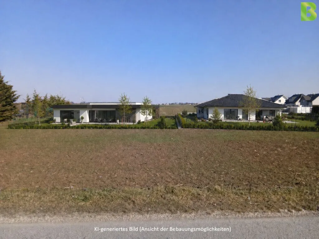 Baugrundstück in Gänserndorf-Süd - ruhige Lage, freier Feldblick, KEIN Bauzwang - Ansicht 2