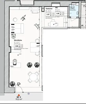 2-Zimmer-Gewerbeimmobilie mieten in Graz – 71 m², € 784 – Bild 6 von 6