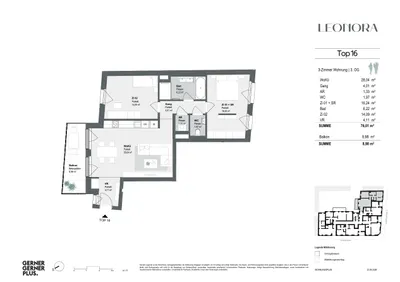 3-Zimmer-Wohnung kaufen in Wien – 76,01 m², € 649.000 – Bild 10 von 11