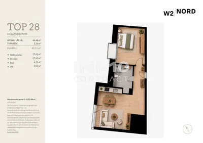 Immobilie kaufen in Wien – 44,48 m², € 225.135 – Bild 6 von 6
