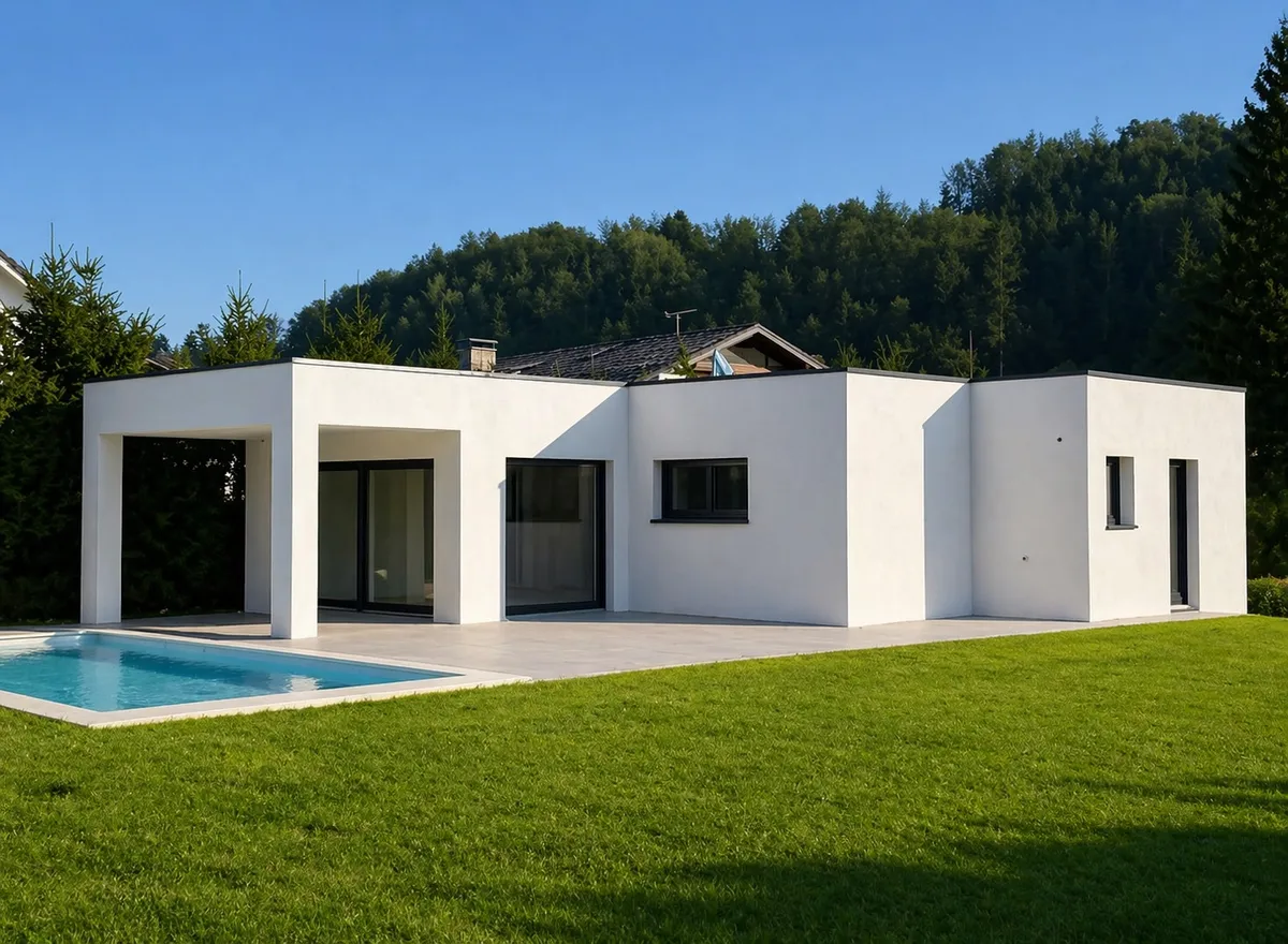 ERSTBEZUG in Ruhelage! Architektenbungalow mit Salzwasserpool in Seiersberg/Mantscha! - Vista 3