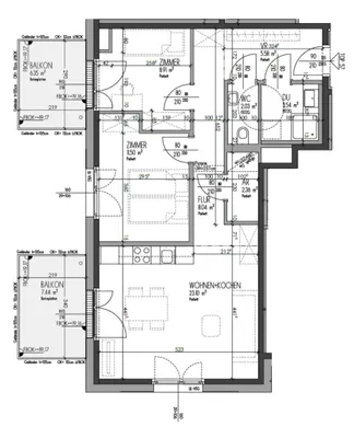 3-Zimmer-Wohnung mieten in Wien – 65,06 m², € 1.467 – Bild 9 von 9