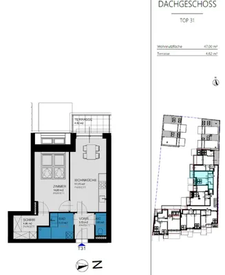 2-Zimmer-Wohnung kaufen in Wien – 47 m², € 315.000 – Bild 14 von 14