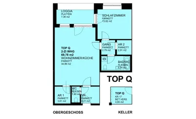 2-Zimmer-Wohnung mieten in Salzburg-Umgebung – 69,78 m², € 1.101 – Bild 4 von 18