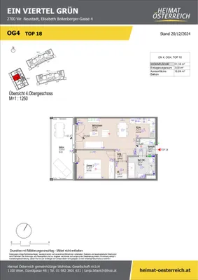 2-Zimmer-Wohnung kaufen in Wiener Neustadt – 51,18 m², € 189.628 – Bild 20 von 31