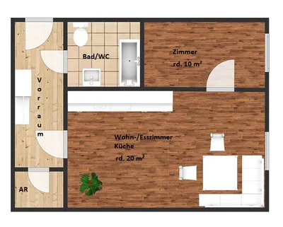 2-Zimmer-Wohnung mieten in Südoststeiermark – 45 m², € 530 – Bild 13 von 13