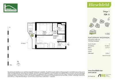 2-Zimmer-Wohnung kaufen in Wien – 45,38 m², € 259.000 – Bild 28 von 28