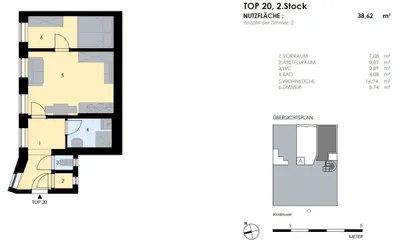 2-Zimmer-Wohnung kaufen in Wien – 38,62 m², € 189.000 – Bild 19 von 19