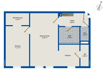 2-Zimmer-Wohnung kaufen in Wien – 51 m², € 199.000 – Bild 13 von 13