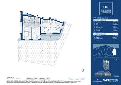 3-Zimmer-Wohnung kaufen in Wiener Neustadt Land – 76,36 m², € 396.000 – Bild 7 von 8