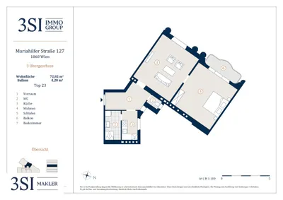 2-Zimmer-Wohnung kaufen in Wien – 72,82 m², € 435.000 – Bild 10 von 10