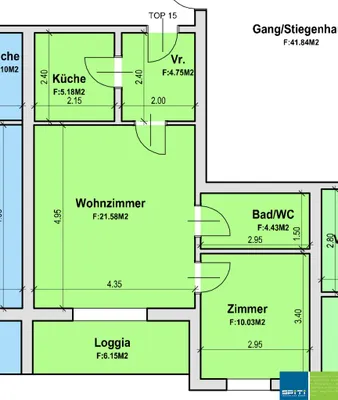 2-Zimmer-Wohnung kaufen in Klagenfurt – 52 m², € 145.000 – Bild 8 von 9