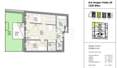 3-Zimmer-Wohnung kaufen in Wien – 63,9 m², € 495.690 – Bild 6 von 7