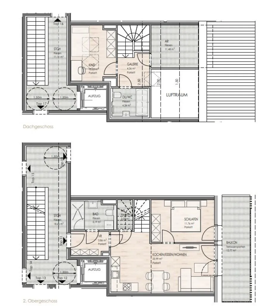 DAS LIMBERG | Wo Geschichte weiterwohnt: 3-Zimmer-Galeriewohnung, TOP 11 - Widok 2