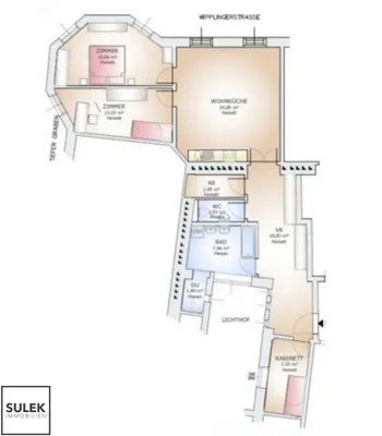 3-Zimmer-Wohnung mieten in Wien – 99,78 m², € 2.197 – Bild 18 von 18
