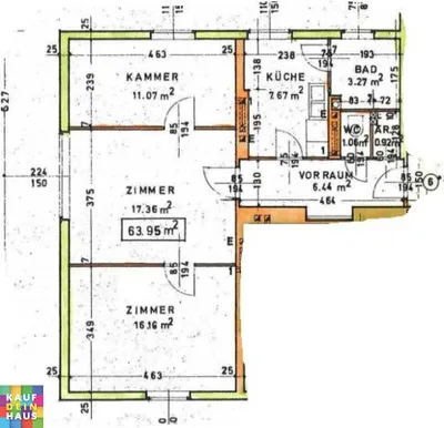3-Zimmer-Wohnung mieten in Sankt Pölten – 64,02 m², € 800