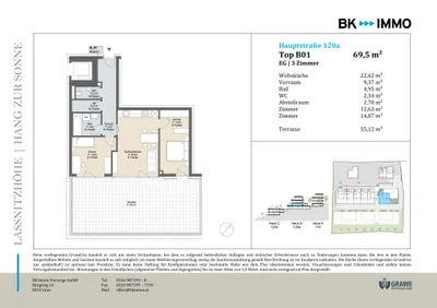 3-Zimmer-Wohnung kaufen in Graz-Umgebung – 69,5 m², € 328.000 – Bild 6 von 6