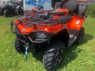 CFMOTO CForce 450 L ABS Modell 2025 90kmH mit Koffer hi +Bumper hi u vo; Traktorzulassung in orange u schwarz; Rate 142 Euro/Monat