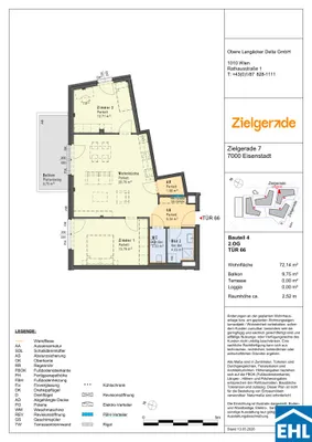 3-Zimmer-Wohnung kaufen in Eisenstadt – 72,14 m², € 354.000 – Bild 13 von 13