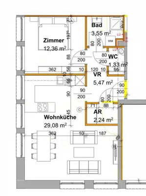 2-Zimmer-Wohnung mieten in Bruck an der Leitha – 54 m², € 859 – Bild 7 von 7