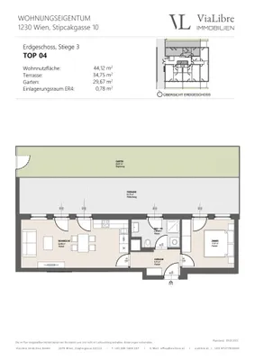 2-Zimmer-Wohnung mieten in Wien – 44,12 m², € 949 – Bild 21 von 21