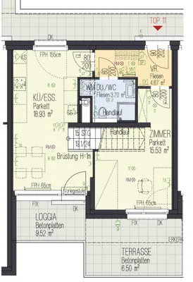 5-Zimmer-Wohnung kaufen in Wien – 94,69 m², € 449.900 – Bild 32 von 33