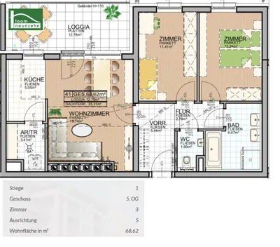 3-Zimmer-Wohnung mieten in Bruck an der Leitha – 68,62 m², € 1.499 – Bild 27 von 28