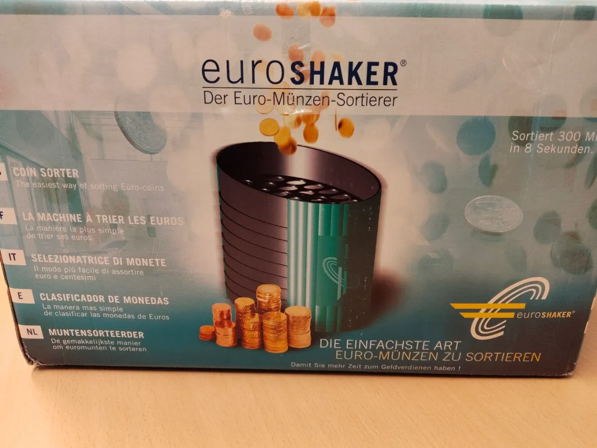 Euro Shaker Münzen Sortierter Zählmaschine Münzzähler, € 15,- (1060 Wien)